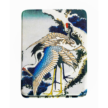 EDITIONS DU DESASTRE Le Musée - miroir rect - Hokusai - Grues 8x6cm