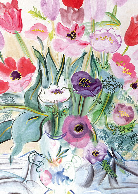 EDITIONS DU DESASTRE Le Musée - cahier - Dufy - Anémones 15x21cm 48 pages lignées 80g