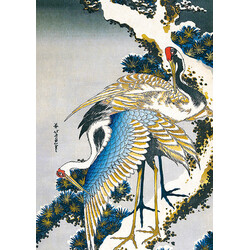 EDITIONS DU DESASTRE Le Musée - cahier - Hokusai - Grues 15x21cm 48 pages lignées 80g