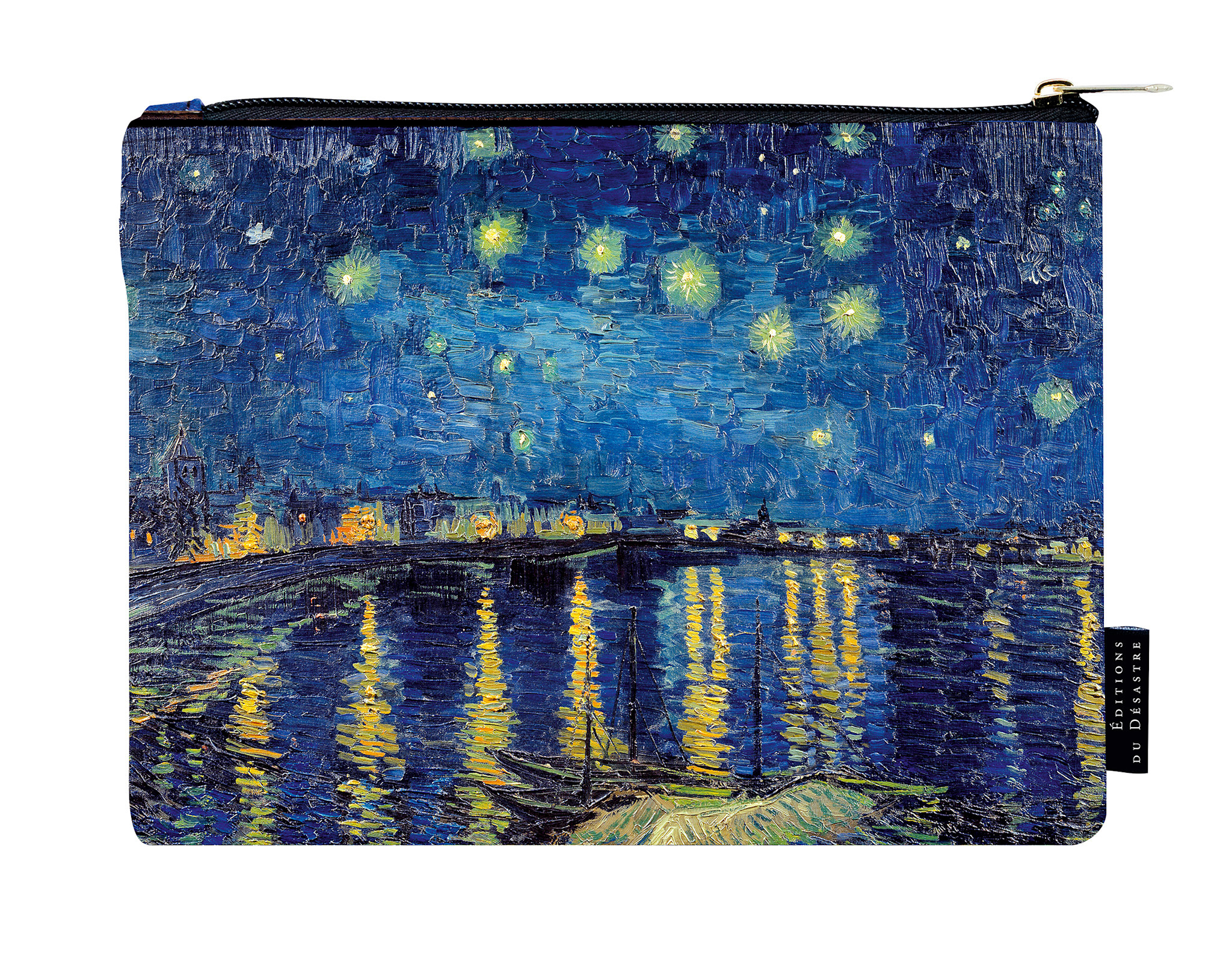 EDITIONS DU DESASTRE Le Musée - Pochette Plate MM - Van Gogh - Nuit 20x15cm