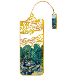 EDITIONS DU DESASTRE Le Musée - Marque-page -Van Gogh - Oliviers 8cm