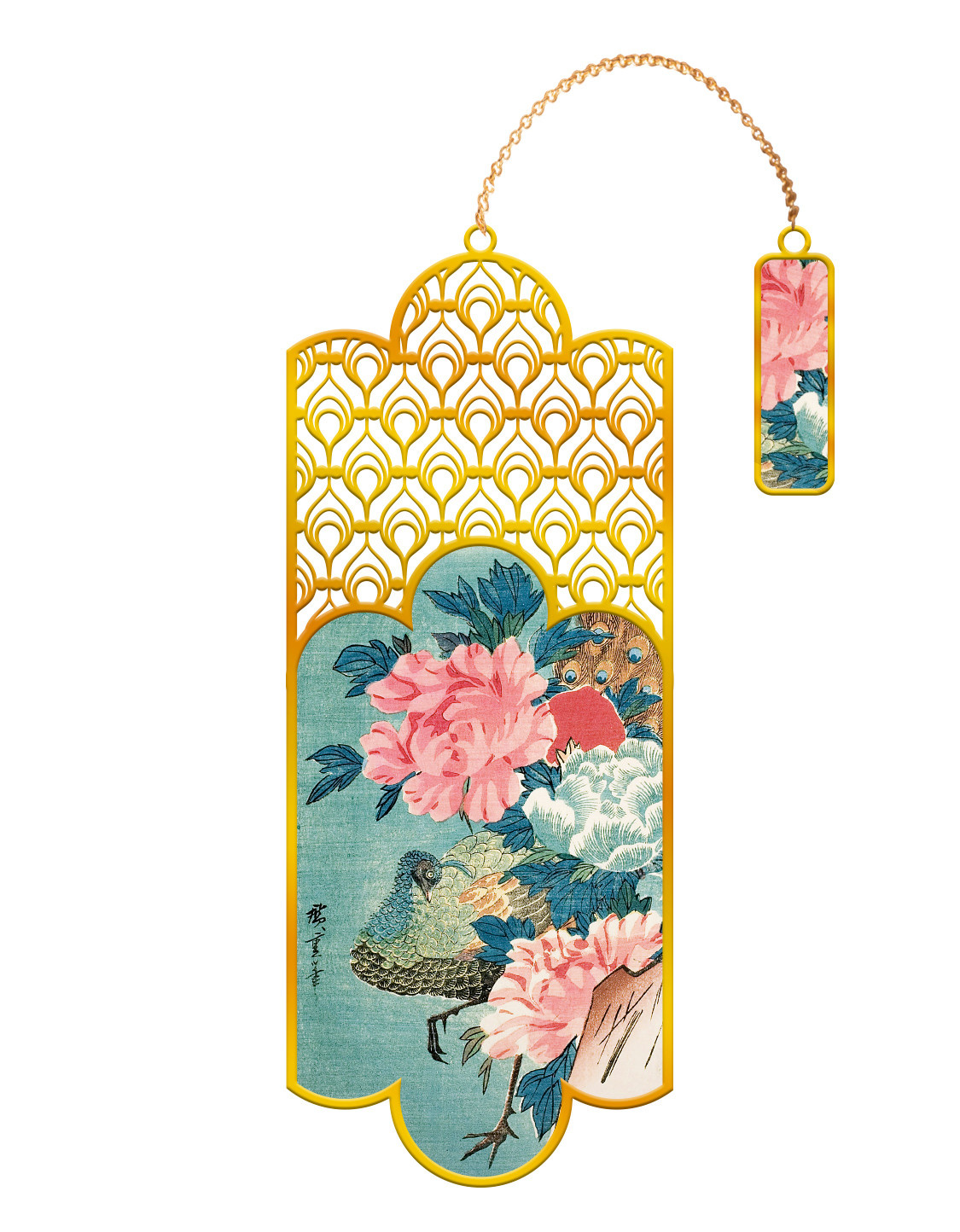 EDITIONS DU DESASTRE Le Musée - Marque-page - Hiro - Paon 8cm