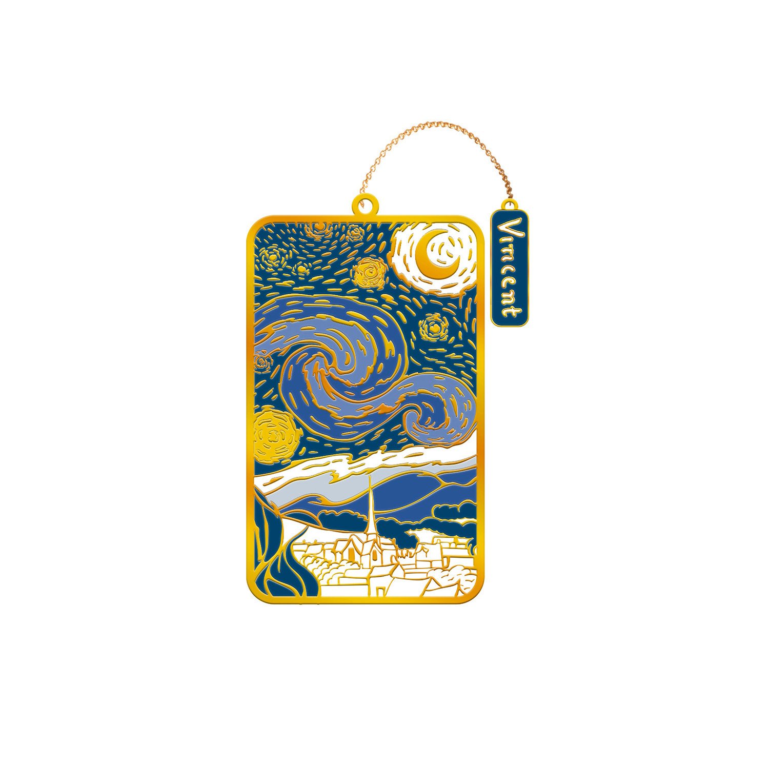 EDITIONS DU DESASTRE Le Musée - Marque-page - Nuit étoilée - van Gogh 8cm