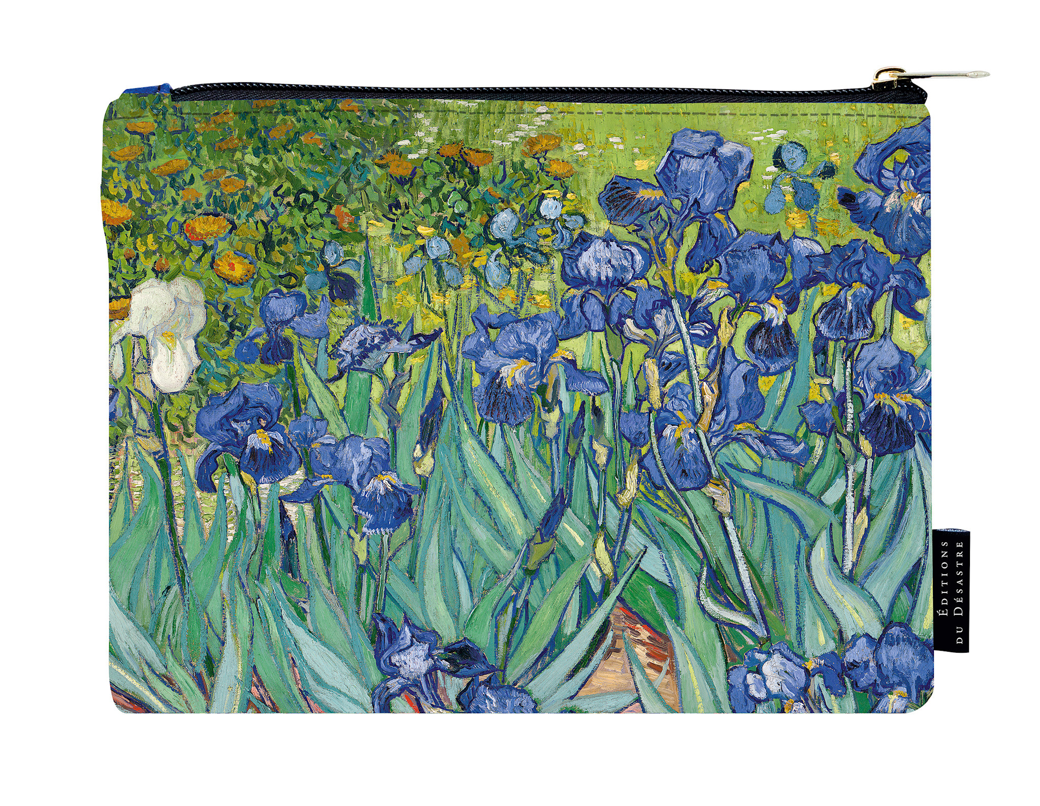 EDITIONS DU DESASTRE Le Musée - Pochette Plate MM - Van Gogh - Iris 20x15cm