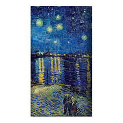 EDITIONS DU DESASTRE Le Musée - Pochette à lunettes - Van Gogh - Nuit 9,5x18cm