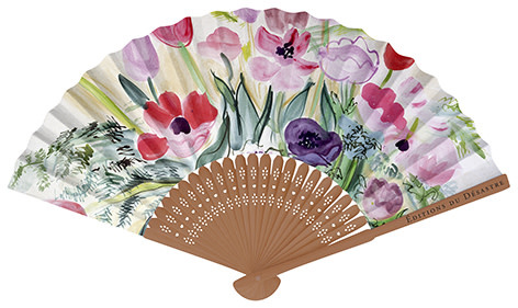 EDITIONS DU DESASTRE Le Musée - Eventail - Dufy - Anémones 37x20cm