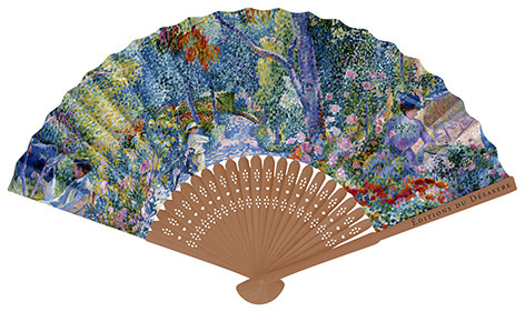 EDITIONS DU DESASTRE Le Musée - Eventail - Cross - Jardin 37x20cm