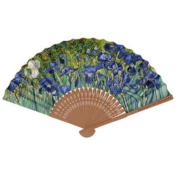 EDITIONS DU DESASTRE Le Musée - Eventail - Van Gogh - Iris 37x20cm