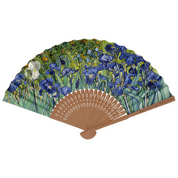 EDITIONS DU DESASTRE Le Musée - Eventail - Van Gogh - Iris 37x20cm