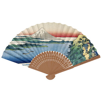 EDITIONS DU DESASTRE Le Musée - Eventail - Akahito - Montagne 37x20cm