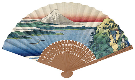 EDITIONS DU DESASTRE Le Musée - Eventail - Akahito - Montagne 37x20cm