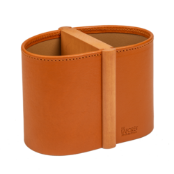 Pot à stylos Mombo Mandarine 13x9x9cm