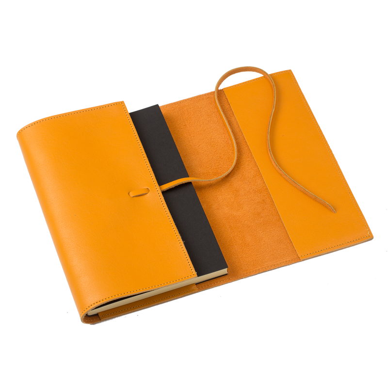 Carnet à Lacet A5 Nomade Moutarde