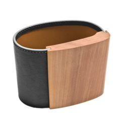 Pot à stylos Bamako Noir 11x6.5x9cm