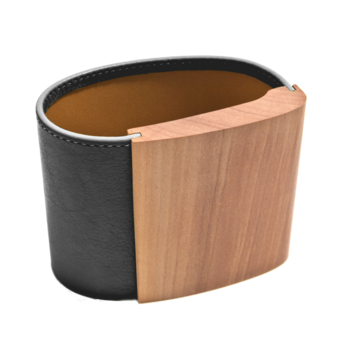 Pot à stylos Bamako Noir 11x6.5x9cm