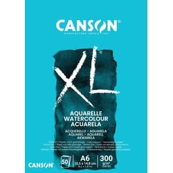 CANSON Canson Bloc collé 1 côté Xl Aquarelle 30F A6 300G
