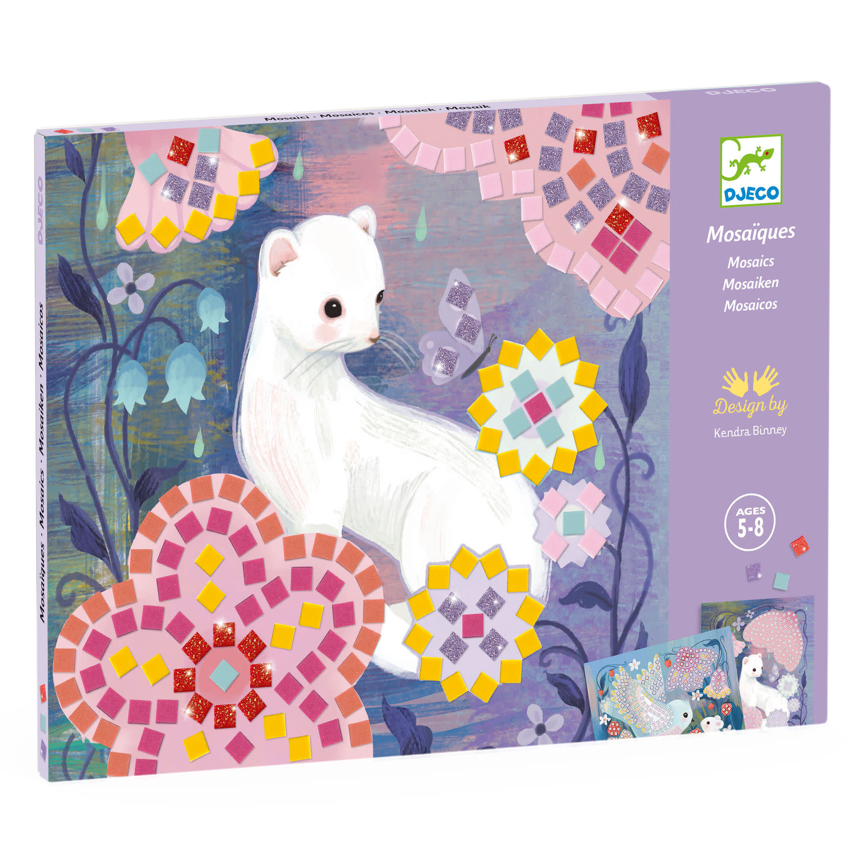 DJECO Sous-bois - Collage Mosaïques