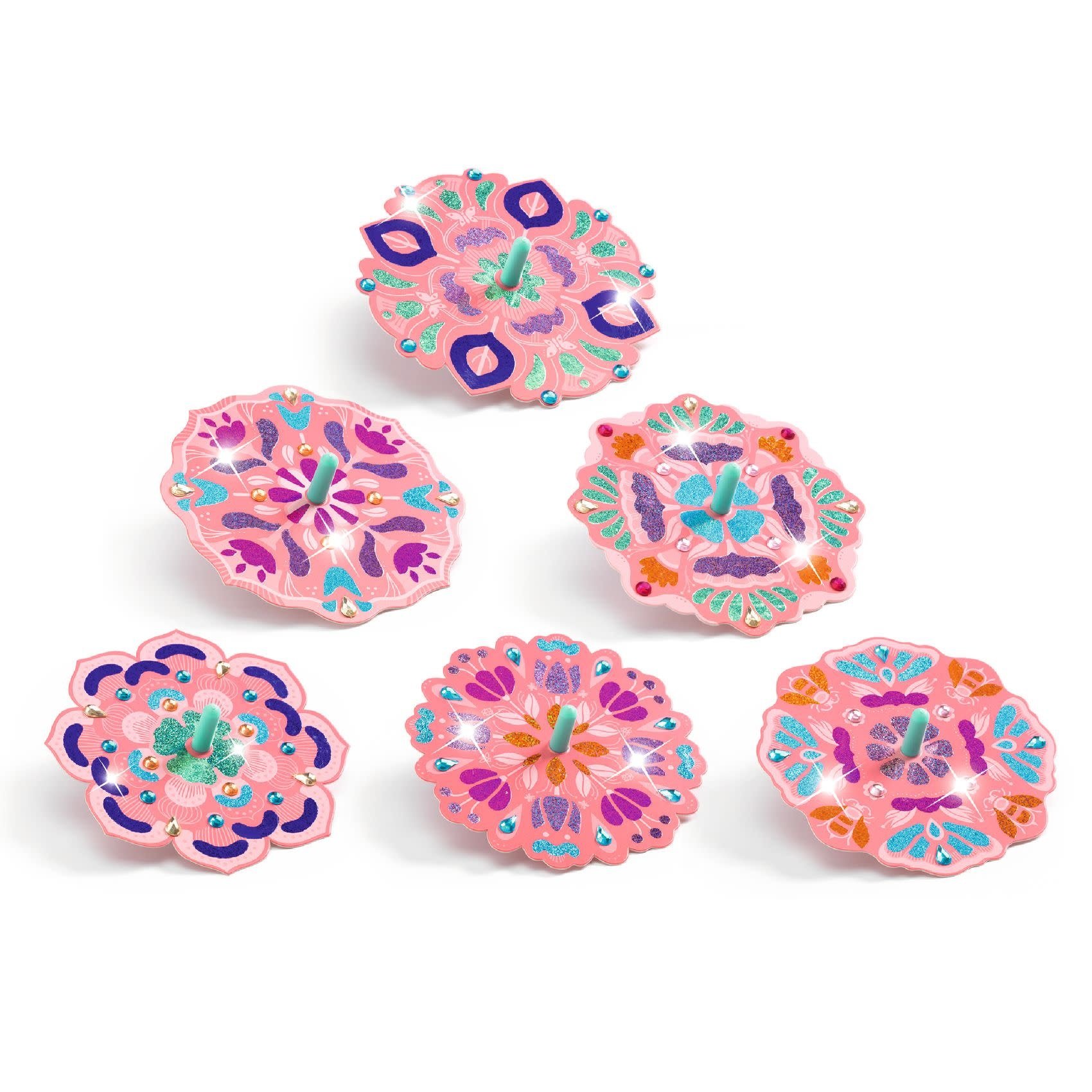 DJECO Do It Yourself - Flower Power Toupies