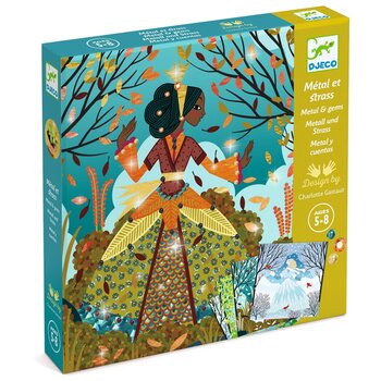 DJECO Des robes couleur du temps Métal et Strass