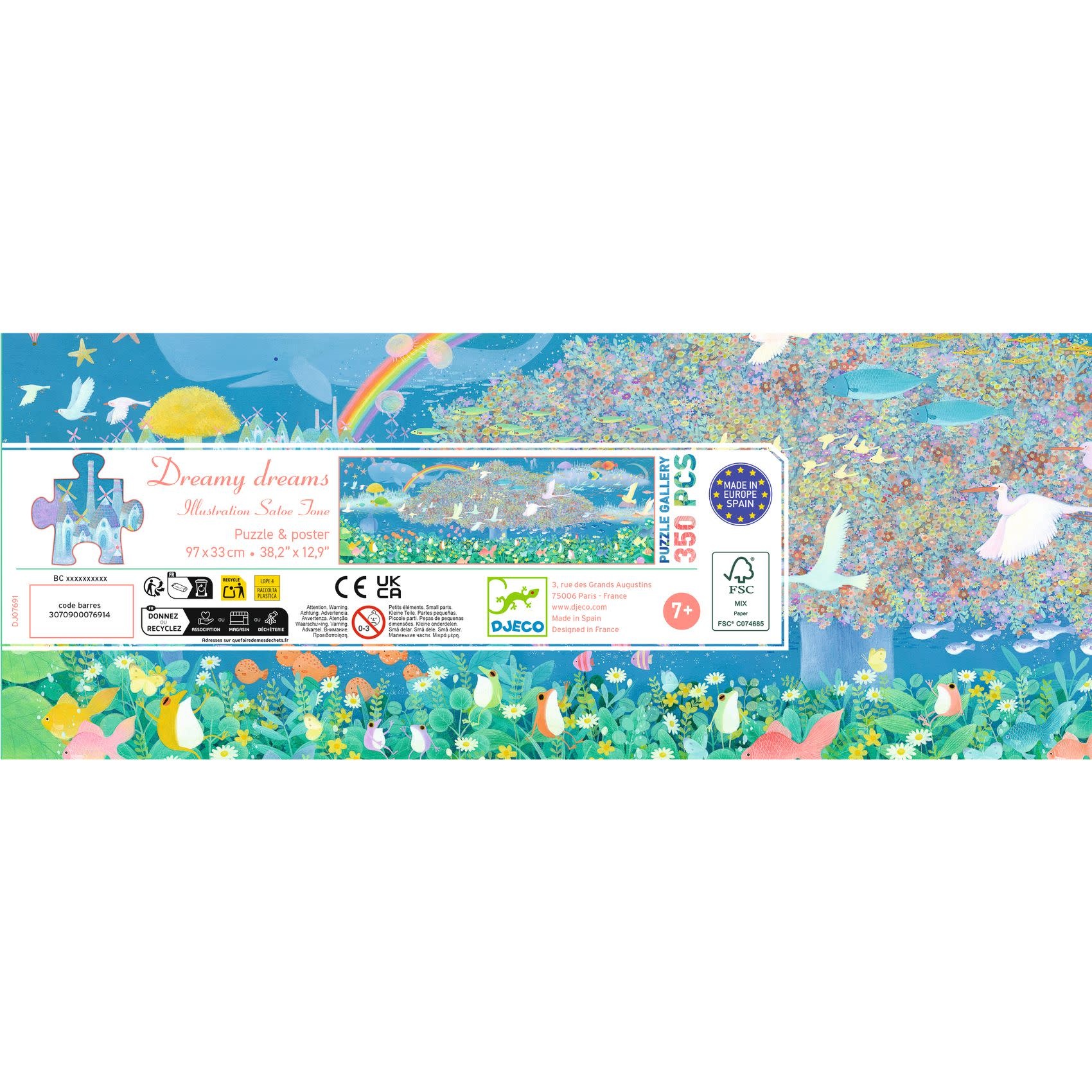 DJECO Puzzle Dreamy dreams - 350 pcs