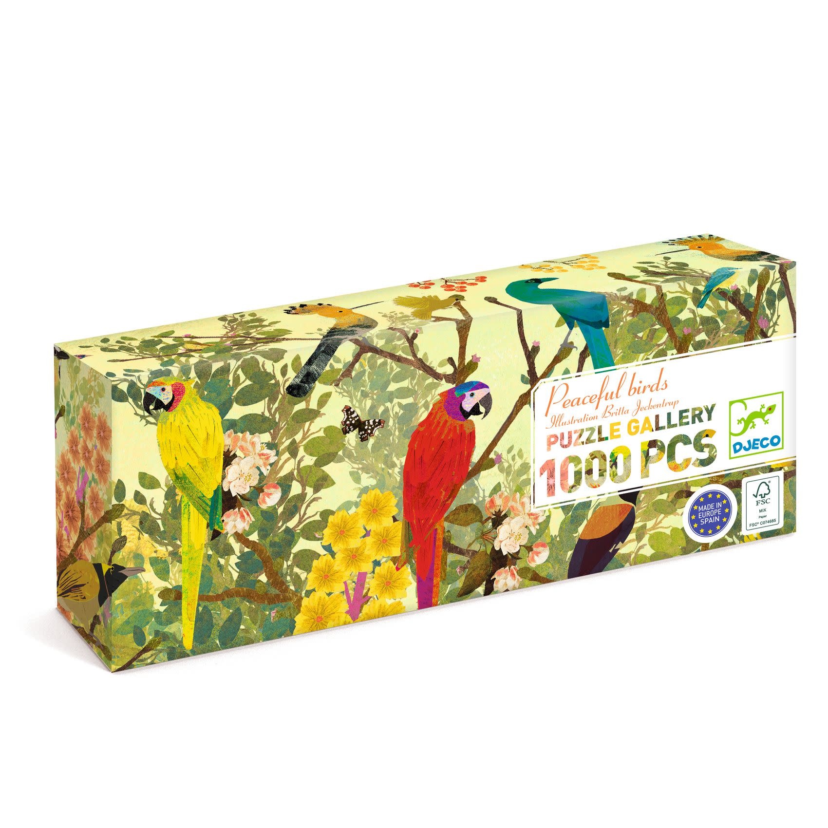 DJECO Puzzle Peaceful birds - 1000 pcs
