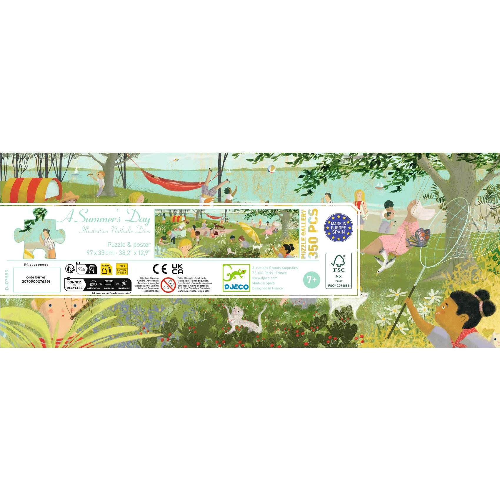 DJECO Puzzle A Summer’s Day -  350 pcs