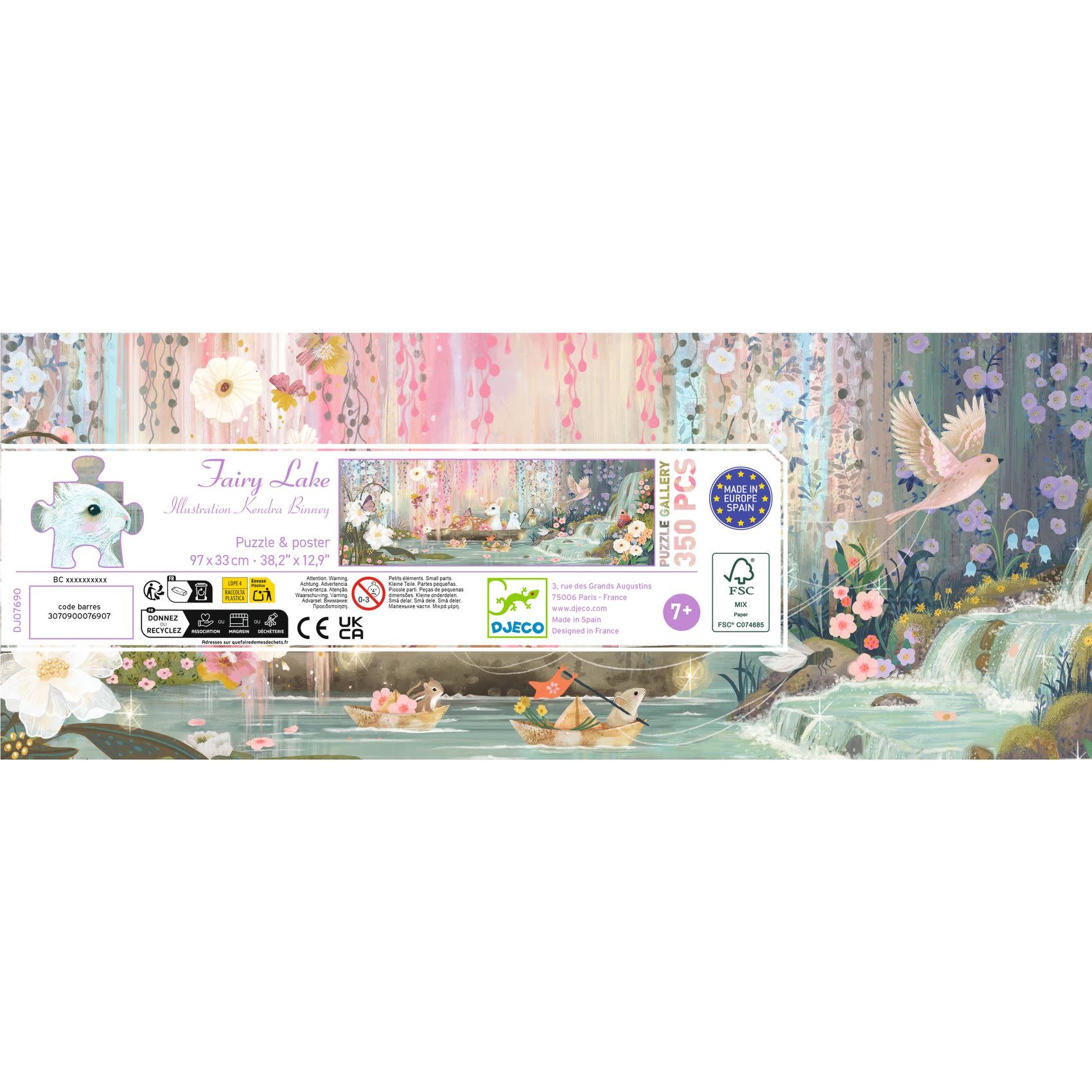 DJECO Puzzle Fairy Lake - 350 pcs