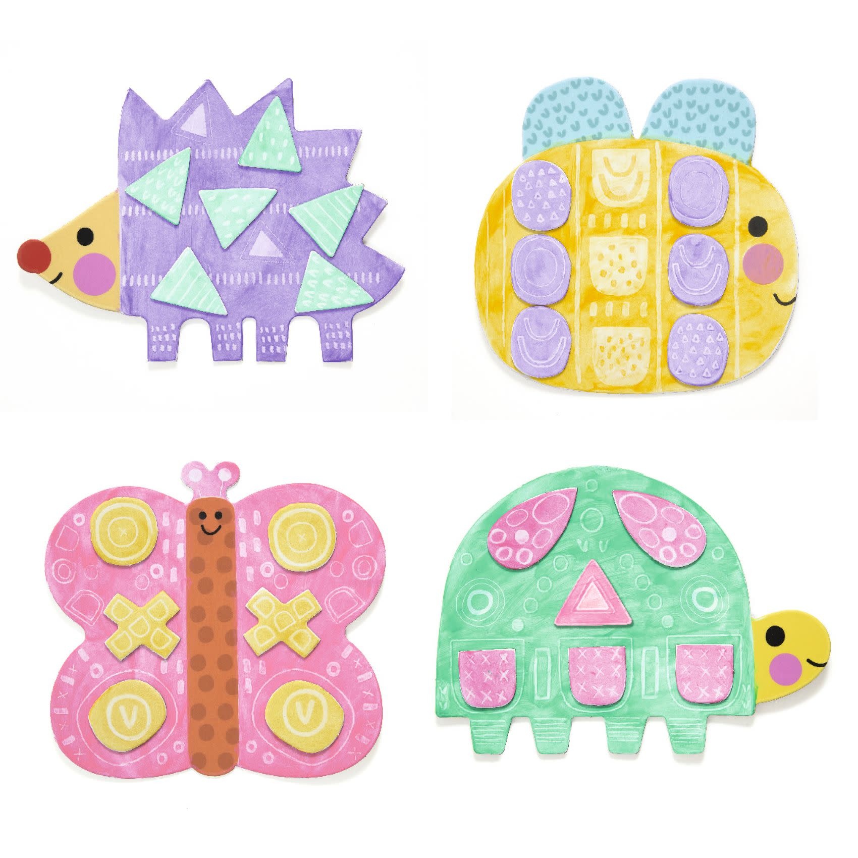 DJECO Peinture à doigts magique - Petites formes Les Petits