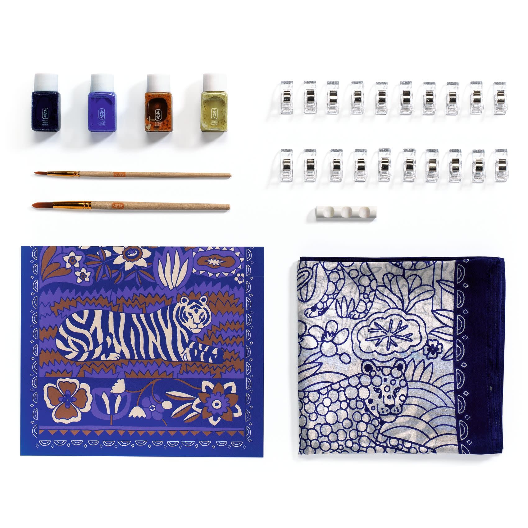 DJECO Atelier 10, Peinture sur Soie