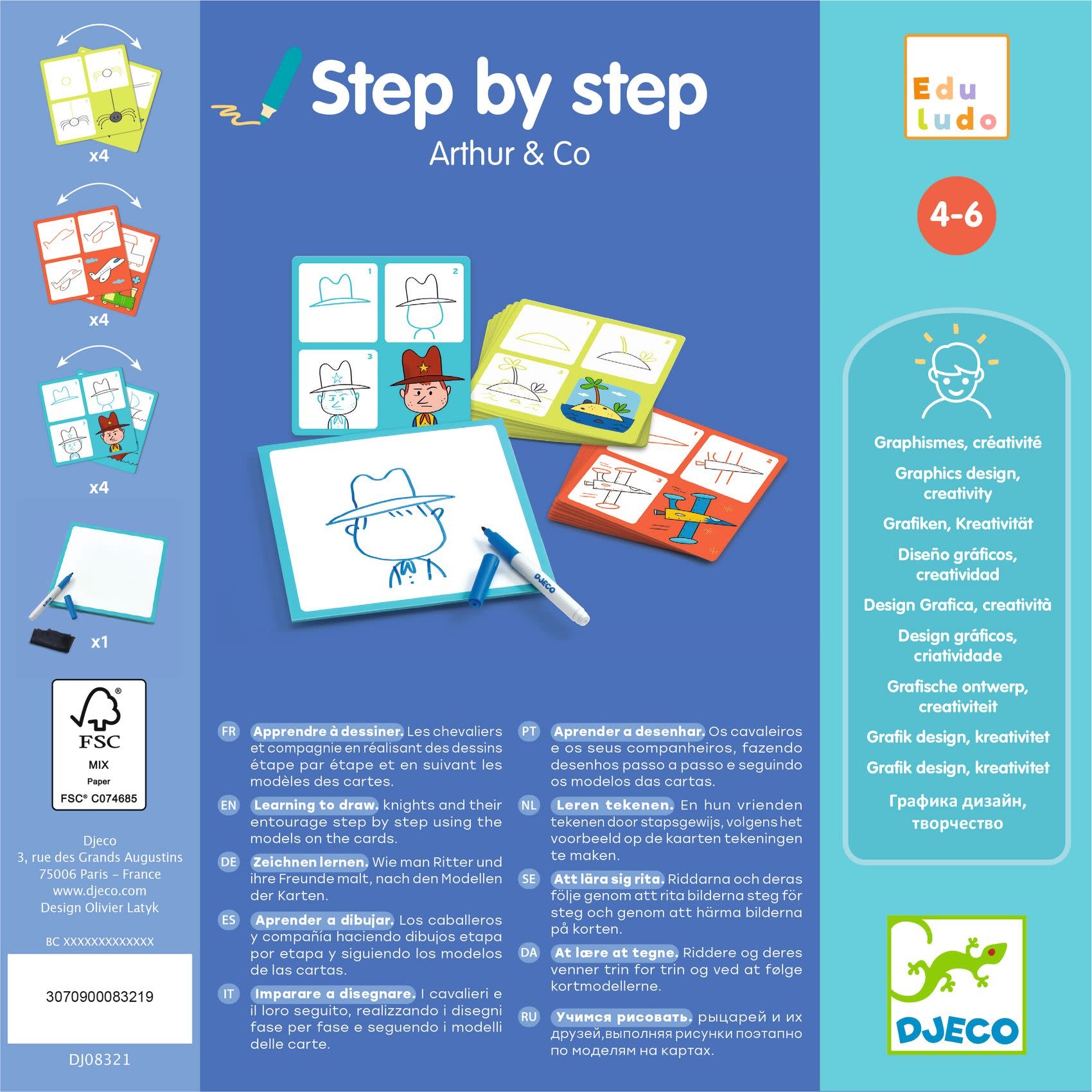 DJECO Eduludo Step By Step - Arthur And Co