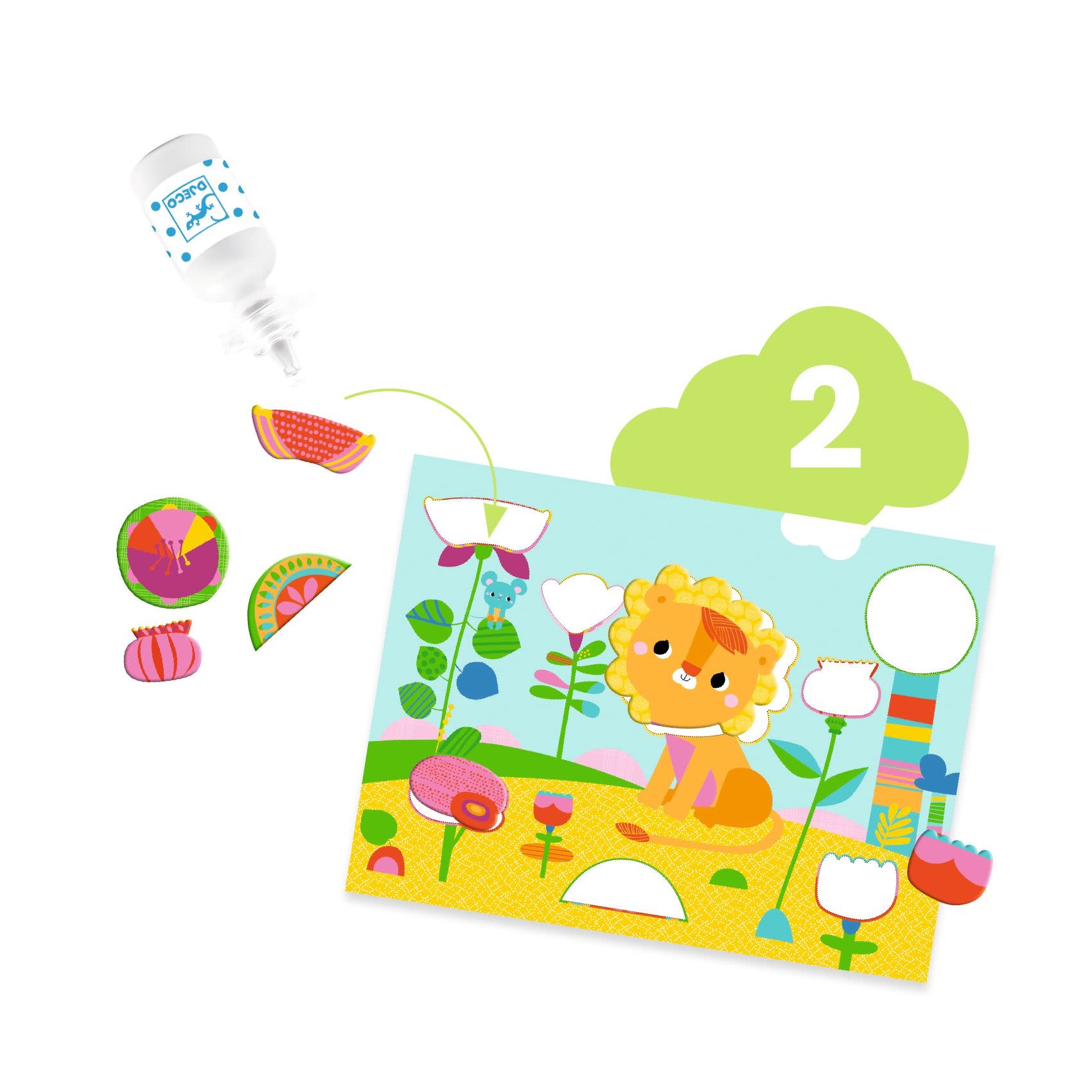 DJECO Coffret  Multi Activites La Souris Et Ses Amis