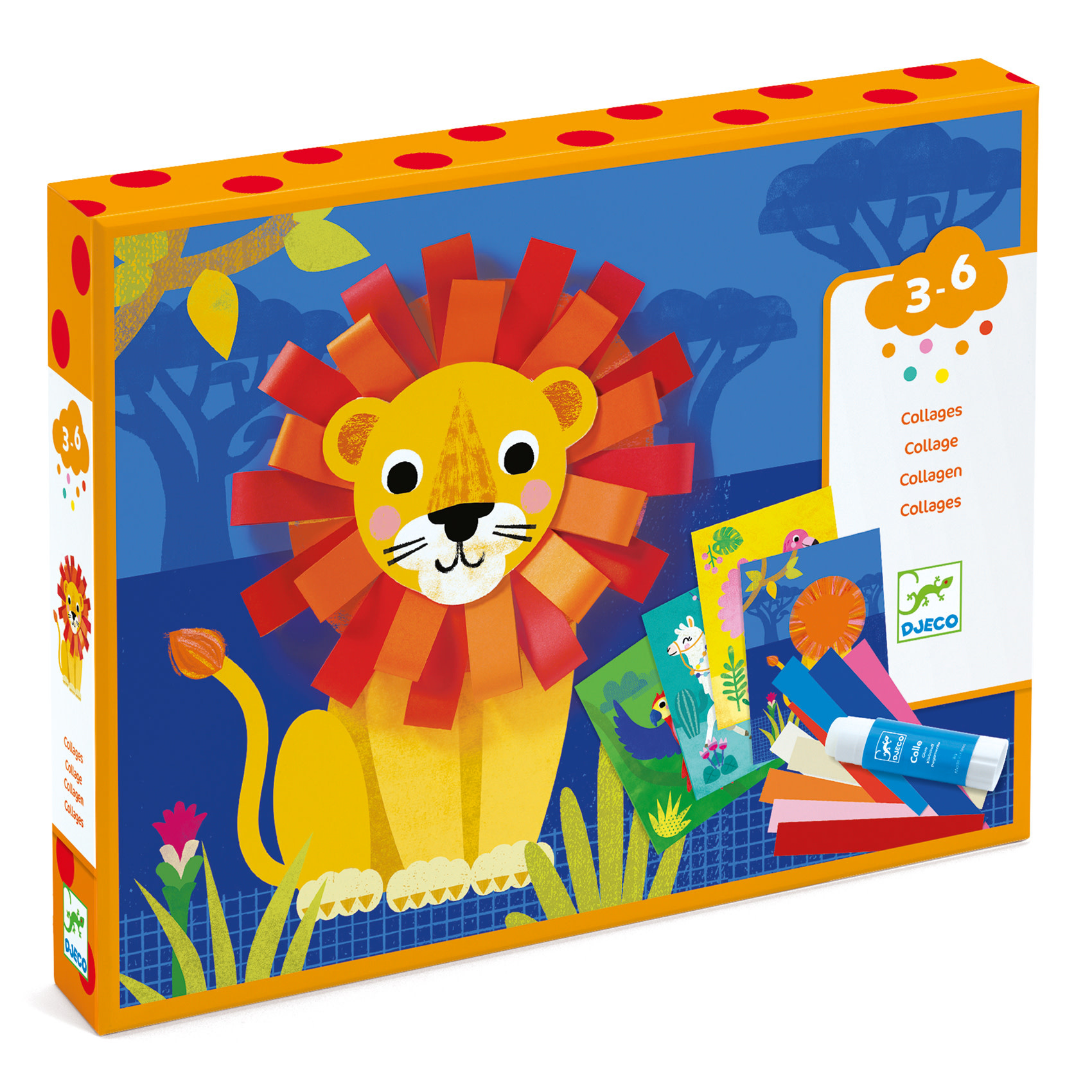 DJECO Collage Avec Des Bouclettes