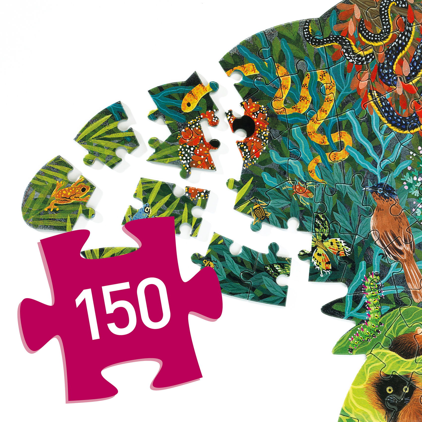 DJECO Puzz'Art Chameleon 150 Pcs