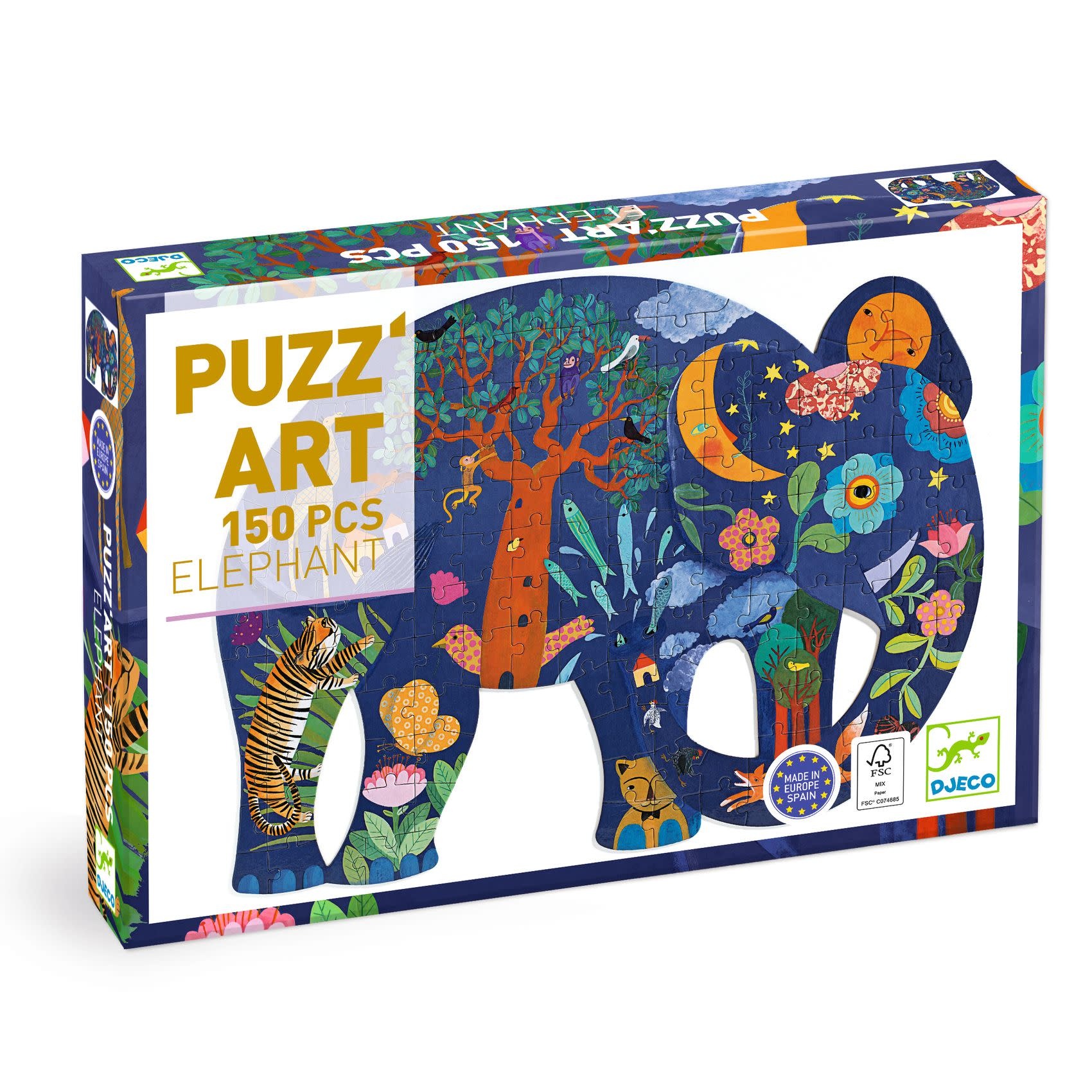 DJECO Puzz'Art Elephant - 150 Pcs
