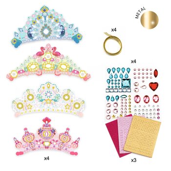 DJECO Do It Yourself - Mosaiques & Stickers Comme Une Princesse