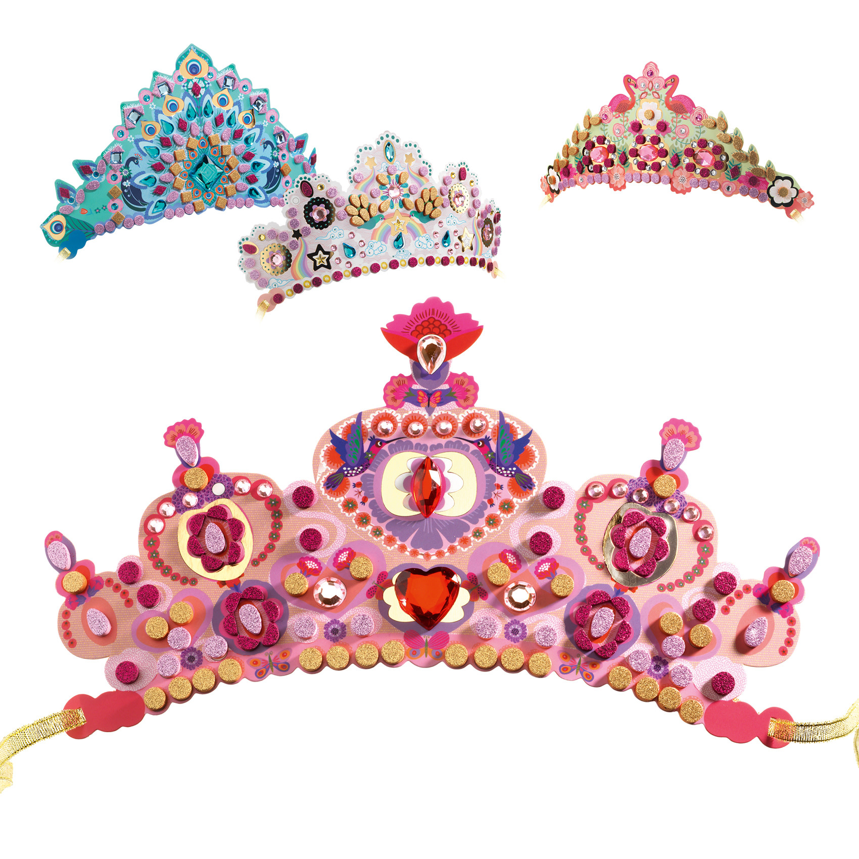 DJECO Do It Yourself - Mosaiques & Stickers Comme Une Princesse