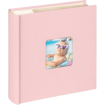 Album photos Memo 200 Pochettes avec fenêtre Fun Rose 24x22cm
