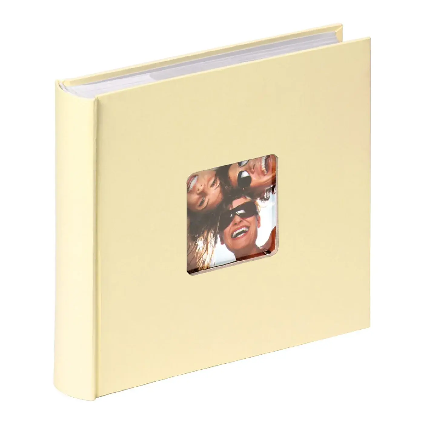 Album photos Memo 200 Pochettes avec fenêtre Fun Crème 24x22cm
