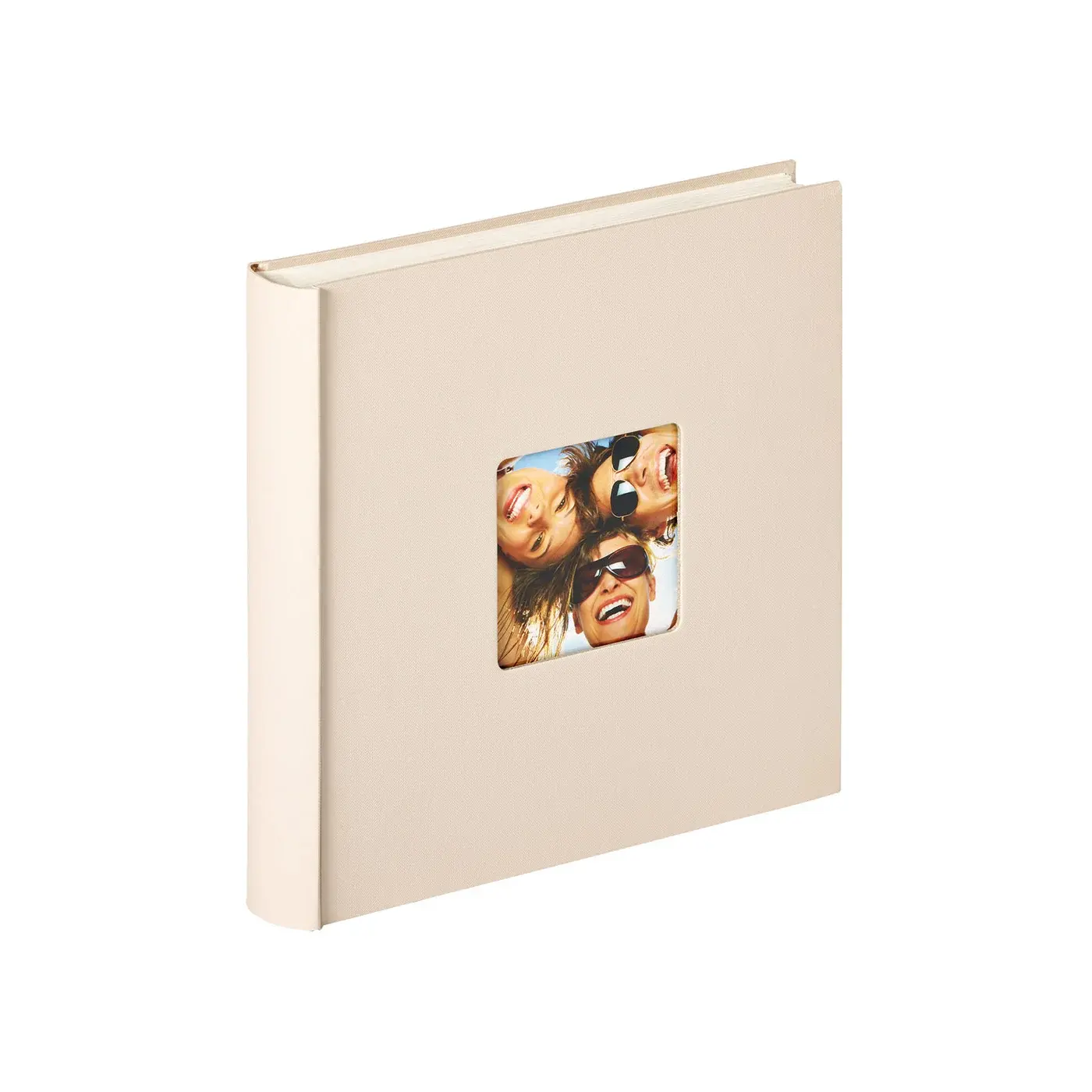 Album photos Traditionnel 100 pages avec feuillets cristal Fun Sable 30x30cm