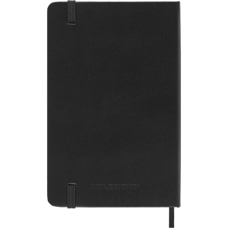 MOLESKINE Agende 18 mois Semainier horizontal Format Poche Noir Rigide