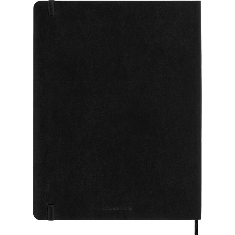 MOLESKINE Agende 18 mois Semainier horizontal+notes Format Xl Noir Rigide