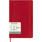 MOLESKINE Agende 18 mois Semainier horizontal+notes Format Large Rouge Écarlate Souple