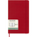 MOLESKINE Agende 18 mois Semainier horizontal+notes Format Large Rouge Écarlate Rigide