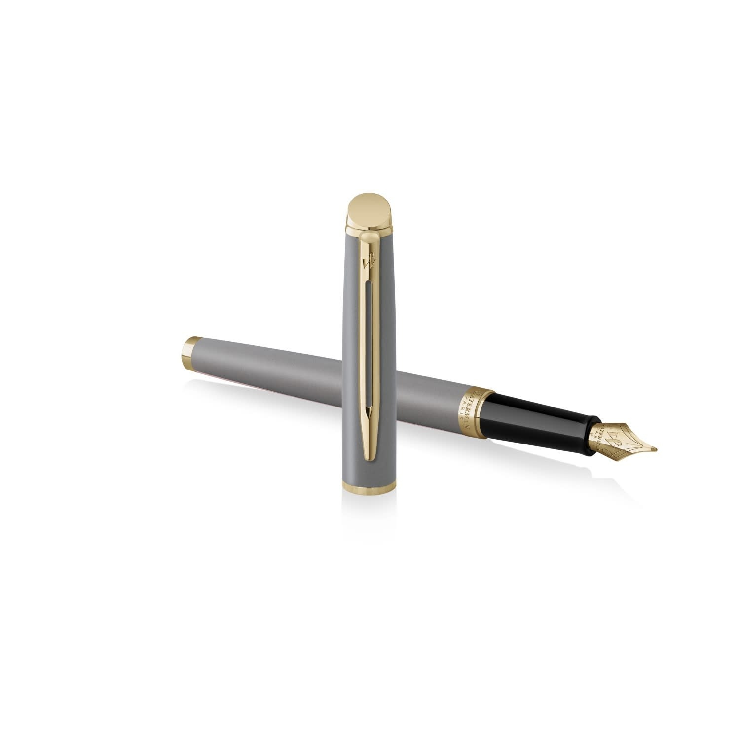 WATERMAN Stylo Plume Hemisphere Gris Pierre Plume M