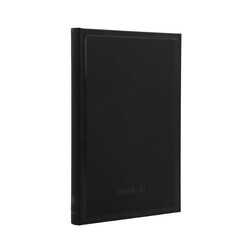 PAPERBLANKS Agenda Vertical 13 mois Couverture rigide 2026-2027 Black Edition Bold Maxi