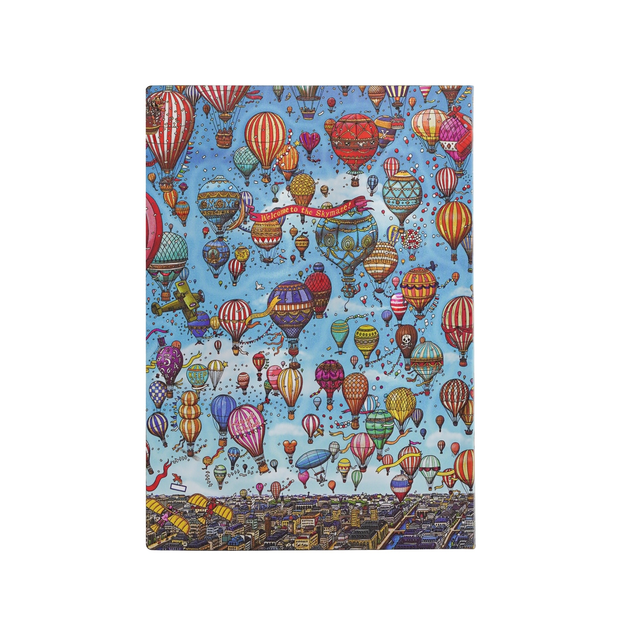 PAPERBLANKS Agenda Journalier 13 mois Couverture souple 2026-2027 Festival de Montgolfières Midi