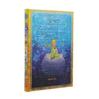 PAPERBLANKS Agenda Horizontal 13 mois Couverture rigide 2026-2027 Saint-Exupéry, Le Petit Prince Midi
