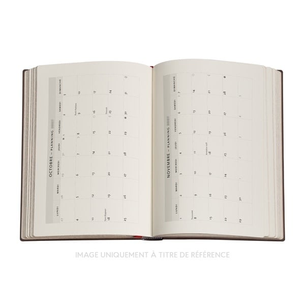 PAPERBLANKS Agenda Horizontal 13 mois Couverture rigide 2026-2027 Le Soleil de Gaudi Midi