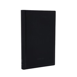 PAPERBLANKS Agenda Horizontal 13 mois Couverture souple 2026-2027 Black Edition Bold Mini
