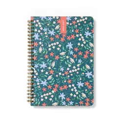 LETTS Agenda 18 Mois  Spring Valley Semainier Horizontal 2026/27 Multilingue A6 Coloris Vert